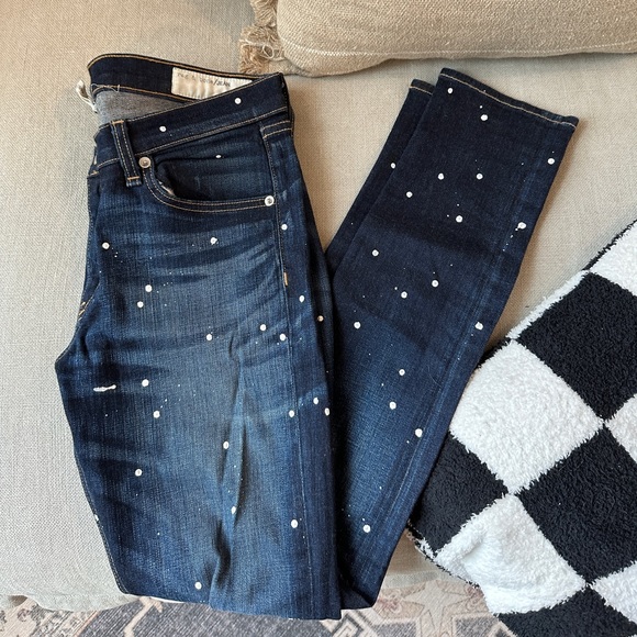 rag & bone Denim - AS SEEN ON TIKTOK rag&bone paint splatter denim